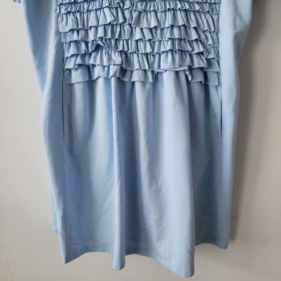 english factory mixed media ruffle detail dress size L - Picture 4 of 11